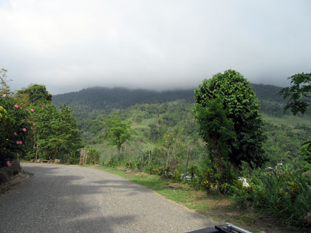 Дорога из Чорони в Маракай.