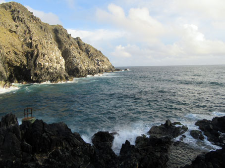 Карибское море с северо-западной стороны острова Гран Роке.