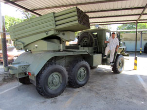 Ракетная установка ГРАД, с боеприпасами для них я приезжал в Венесуэлу 3-й раз с 15 декабря 2012 по 24 января 2013 года. 
