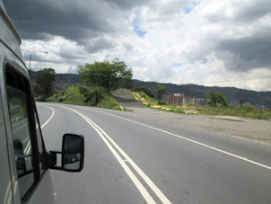 Тормозная ловушка на шоссе в Каракас.