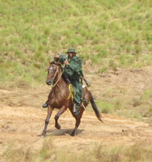 Командир венесуэльской конницы.
