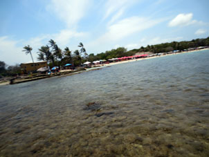 Пляж атолла Бока Сека.