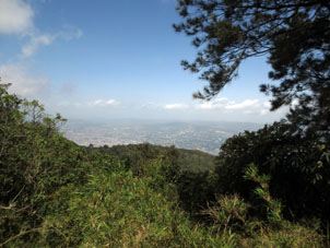 Вид на Каракас с горы Авила.