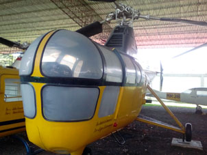 Вертолёты в музее Аэронавтики в Маракае.