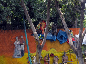 Фрагмент стенового барельефа, посвящённого борьбе за Независимость испанских колоний в Каракасе.