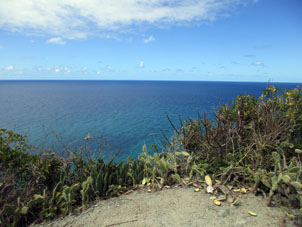 Вид на Карибское море.