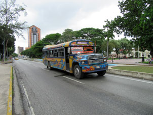 Вот такие междугородние автобусы ходят по штату Арагуа.