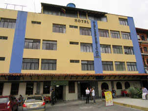 Гостиница в городе Мерида около Канатной дороги Мукумбари.