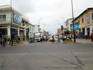 Улица Санта Роса в Мачале.