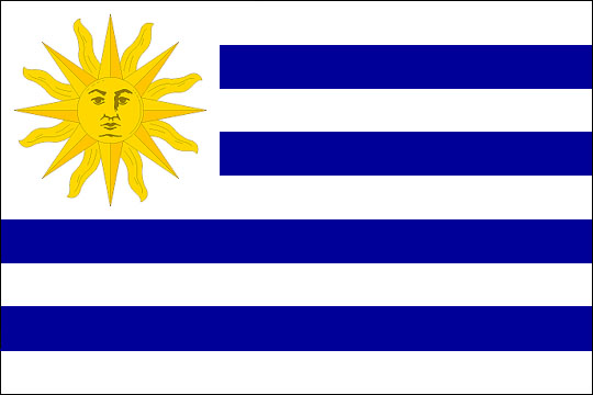 Флаг Восточной Республики Уругвай