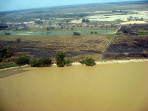 Берег реки Араука в районе города Элорса.