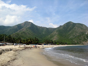 Пляж Чуао.