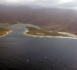 Карибское побережье Арагуа с вертолёта.