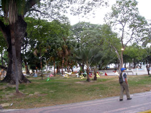 Городской парк в центре Маракая.