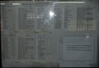 Список первых поселенцев колонии Товар, их профессия и место рождения.