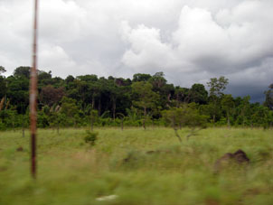 Гранитные скалы вдоль дороги из Самарьяпо в Пуэрто-Аякучо.