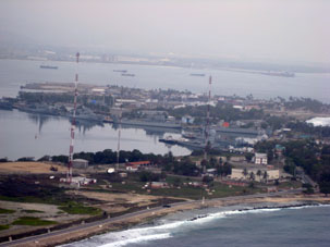 Военно-морская база в Пуэрто-Кабельо.