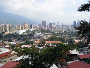 Вид на Каракас от Штаба Армейского Резерва.