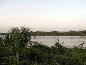 Берег протоки дельты Ориноко рядом с аэродромом Тукупиты.