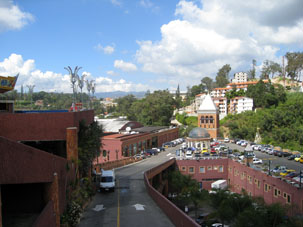 Вид с крыши торгового центра в Лос-Текес.