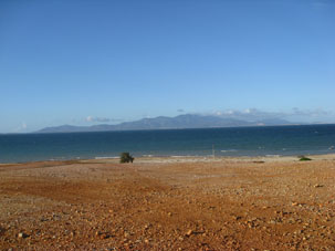 Берег острова Коче, обращённый в сторону острова Маргарита.
