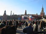 Reunión de los partidarios de "Rusia Única" (proputinista) el día 7 de noviembre cerca de Kremlin