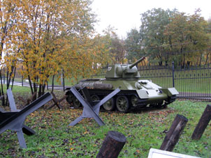 Tanque de guerra soviético T-34 era el más fabricado en la Segunda Guerra Mundial.