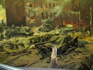 Panorama de la Batalla por Berlin que se culminó en plena derrota de Alemania hitelirana.