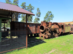 Exposición del Mueso de Transporte Ferrocarril.