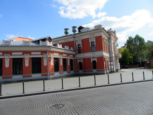 Teatro de Drama A.S. Pushkin en la ciudad de Pskov.