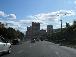 Ciudad de Pskov moderna.