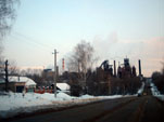 Combinado metalúrgico de Kosata gorá en la ciudad de Tula.