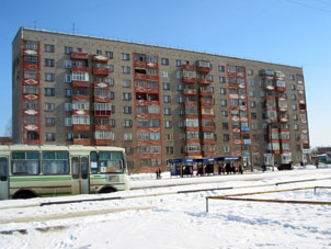 Casa municipal de la época soviética.