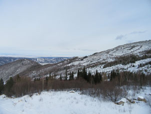 Camino para vehículos en la montaña Gládeñkaya.