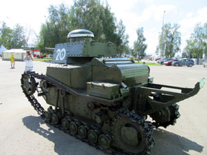 El tanque MS1 es el primer tanque de fabricación en serie. Producción del año 1927.