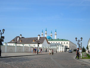 Territorio dentro del Kremlin (alcázar) de Kazáñ
