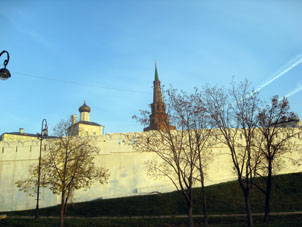 Muralla del Kremlin de Kazáñ.