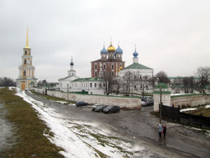 Vista desde el terraplén del Kremlin.