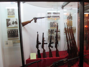 Fusiles en el Museo de Armas en el Kremlin de Tula.