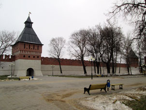 Kremlin (alcázar) de Tula por fuera.