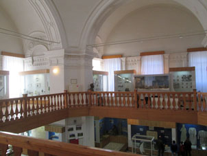 Segundo piso del museo histórico-etnográfico del municipio de Volokolamsk.