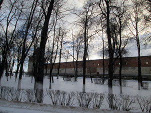 Kremlin (alcázar) de Zaraysk por fuera.