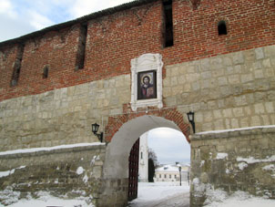 Alcázar de Zaraysk por fuera.
