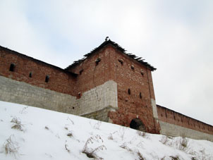 Alcázar de Zaraysk por fuera.