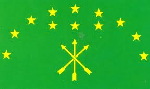 Bandera oficial de la Rep�blica de Adyguea
