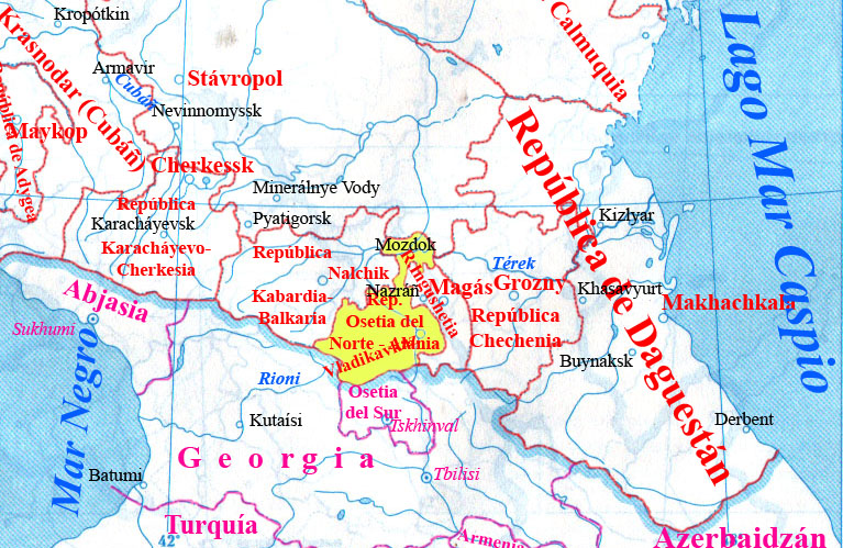 Situación de la República de Osetia del Norte - Alania