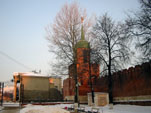 Museo de samovares frente del kremlin de Tula.
