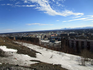 Pueblo Talnakh, distrito urbano de Norilsk, región de Krasnoyarsk. 8 de junio de 2024.