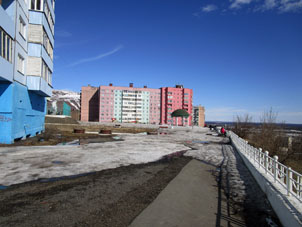 Pueblo Talnakh, distrito urbano de Norilsk, región de Krasnoyarsk. 8 de junio de 2024.