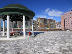 Pueblo Talnakh, distrito urbano de Norilsk, región de Krasnoyarsk. 8 de junio de 2024.